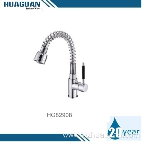 Gold Factory Pull Out Durable Kitchen Faucet